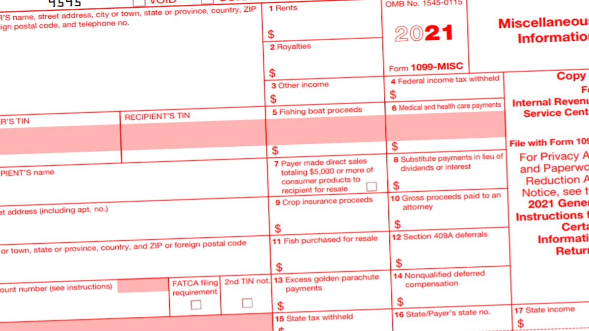 1096 Form 2021 1099 Forms TaxUni