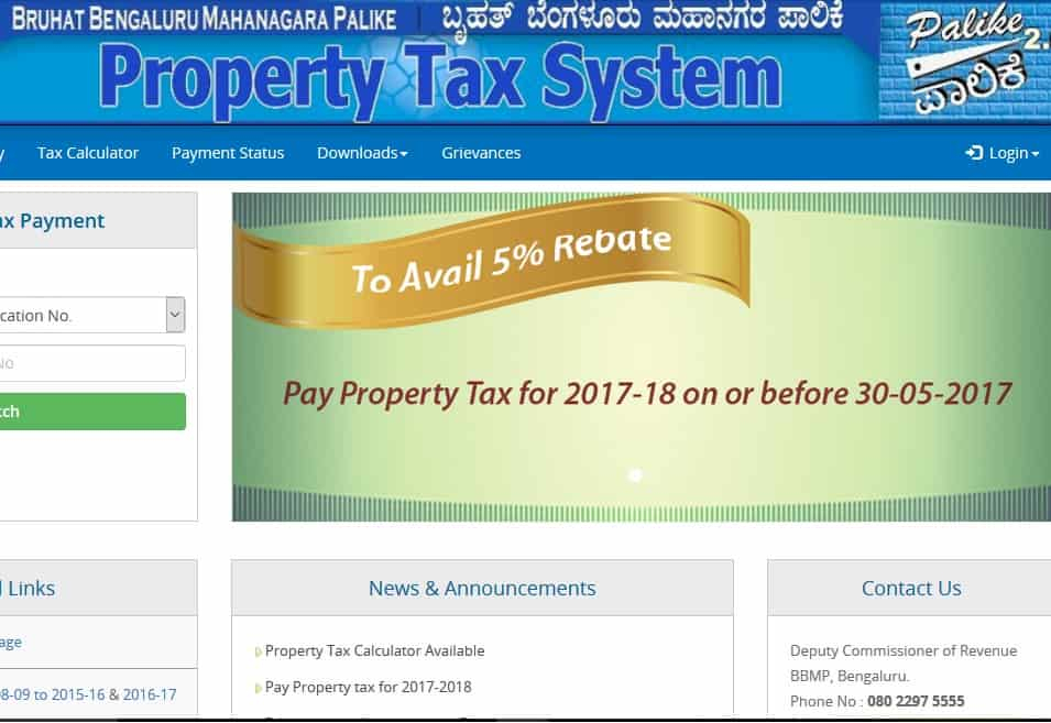 BBMP Denies Existence Of Glitches In Property Tax System Citizen 