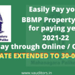 Bbmp Property Tax Online 2021 22 TAXF