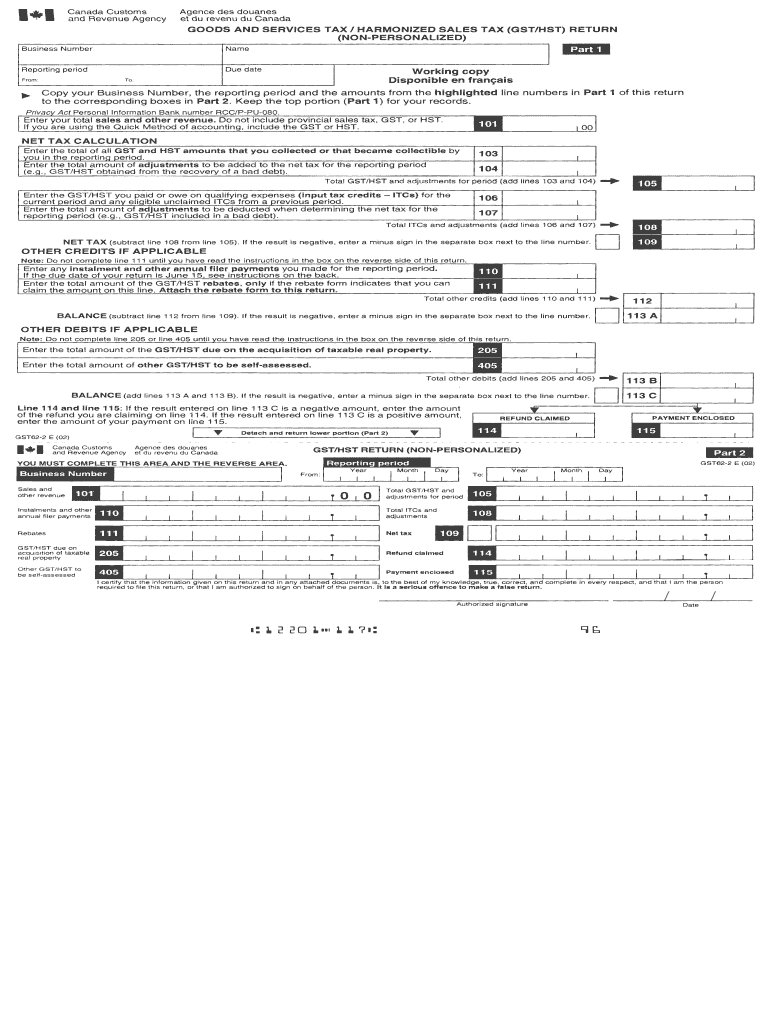 Business Gst Remittance Form Santos Czerwinski s Template