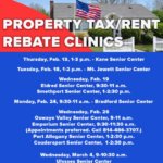 Cameron County PA News Property Tax Rent Rebate Clinics