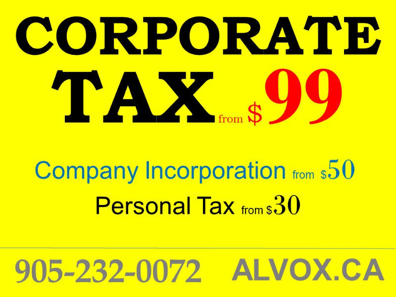 CORPORATE TAX From 99 Financial Legal Mississauga Peel Region 