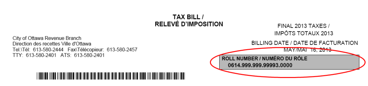 Cropped ottawa property tax bill png Canadian Tax Resource Group