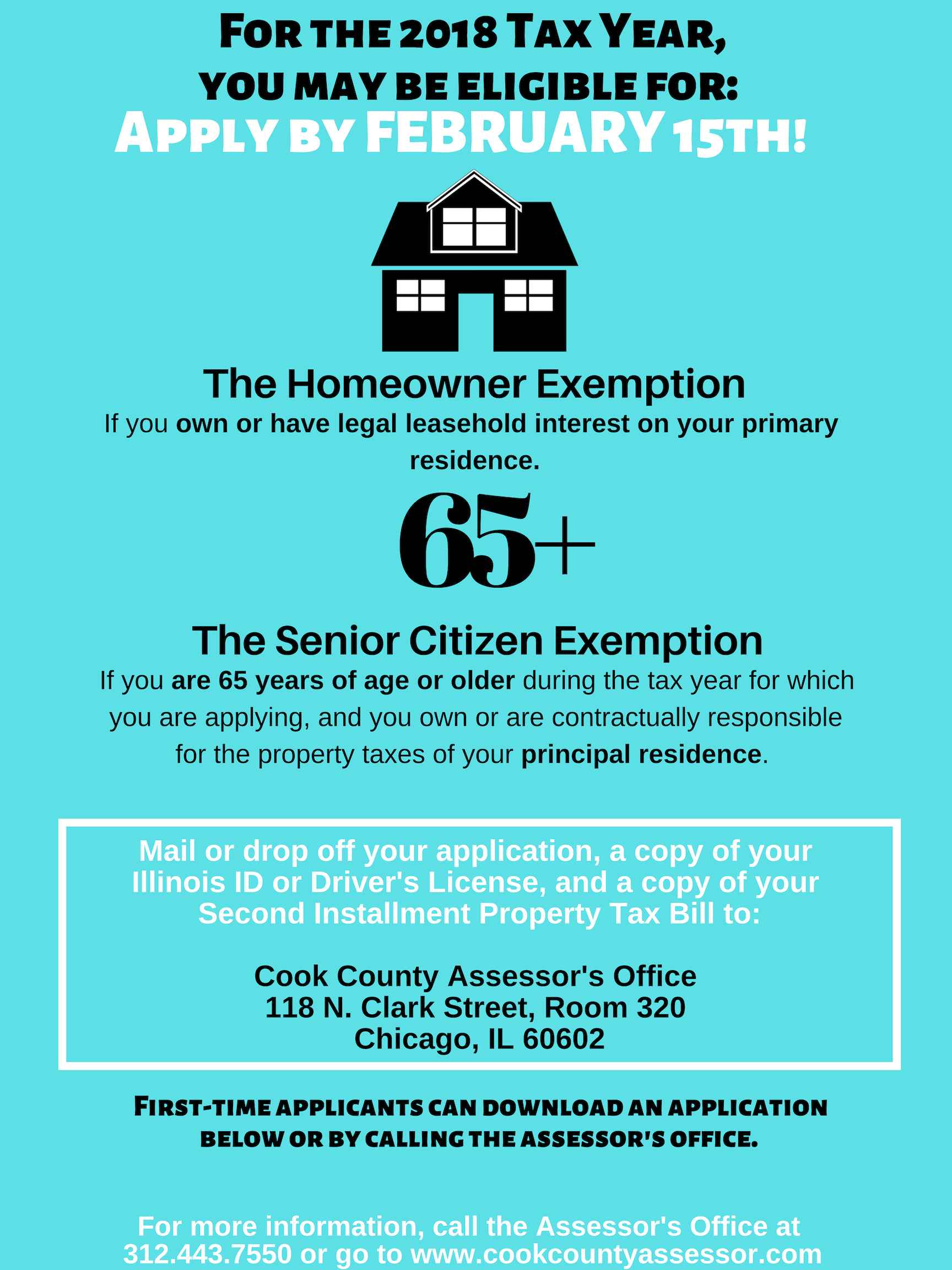 Deadline Extended For Property Tax Exemptions Alderman Tom Tunney 