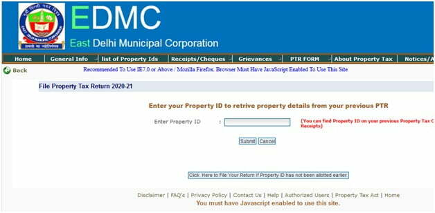 Delhi Property Tax Payment At Mcdpropertytax in