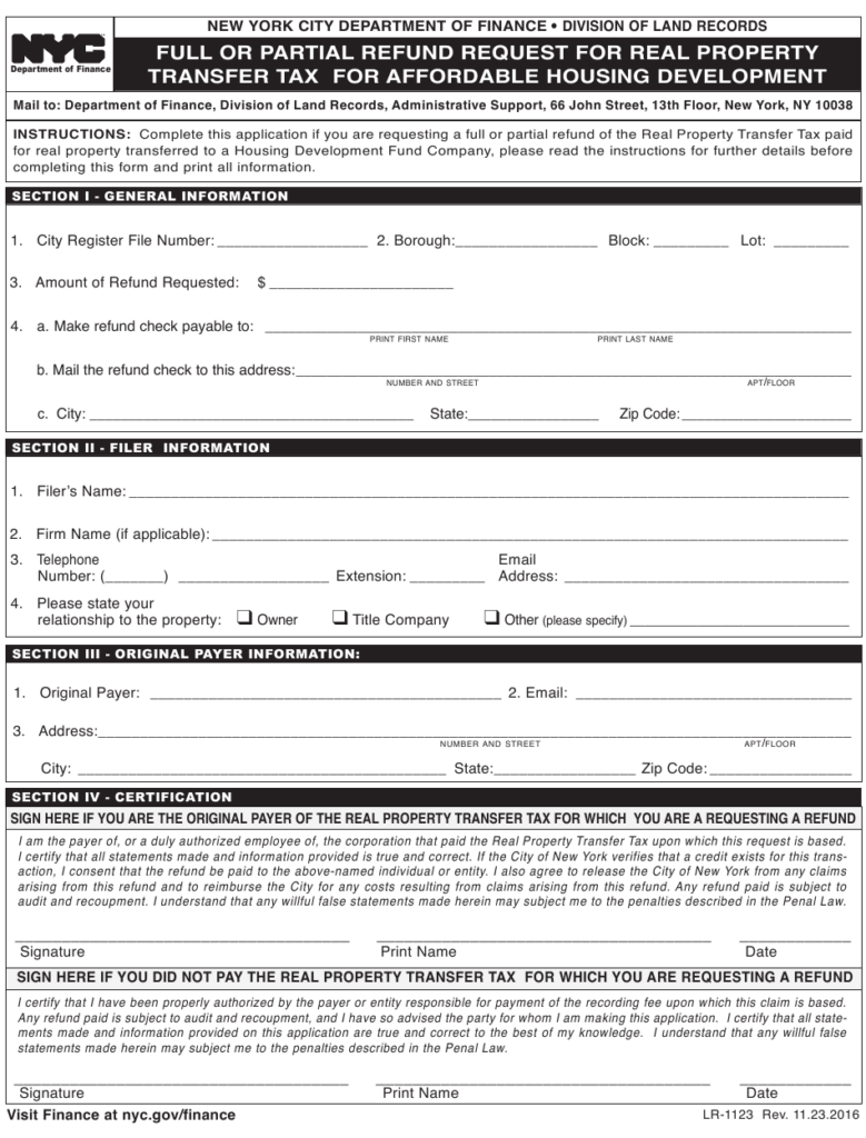 Form LR 1123 Download Printable PDF Or Fill Online Full Or Partial 