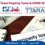 FREE Webinar Texas Property Taxes COVID 19