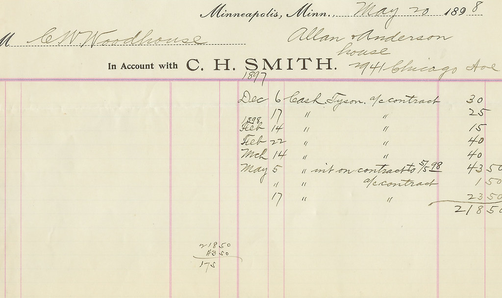 Hennepin County Property Tax 1898 For A Home At 2941 Chic Flickr