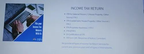 Income Tax Return Income Tax Filing K G Engineering Kolkata ID 