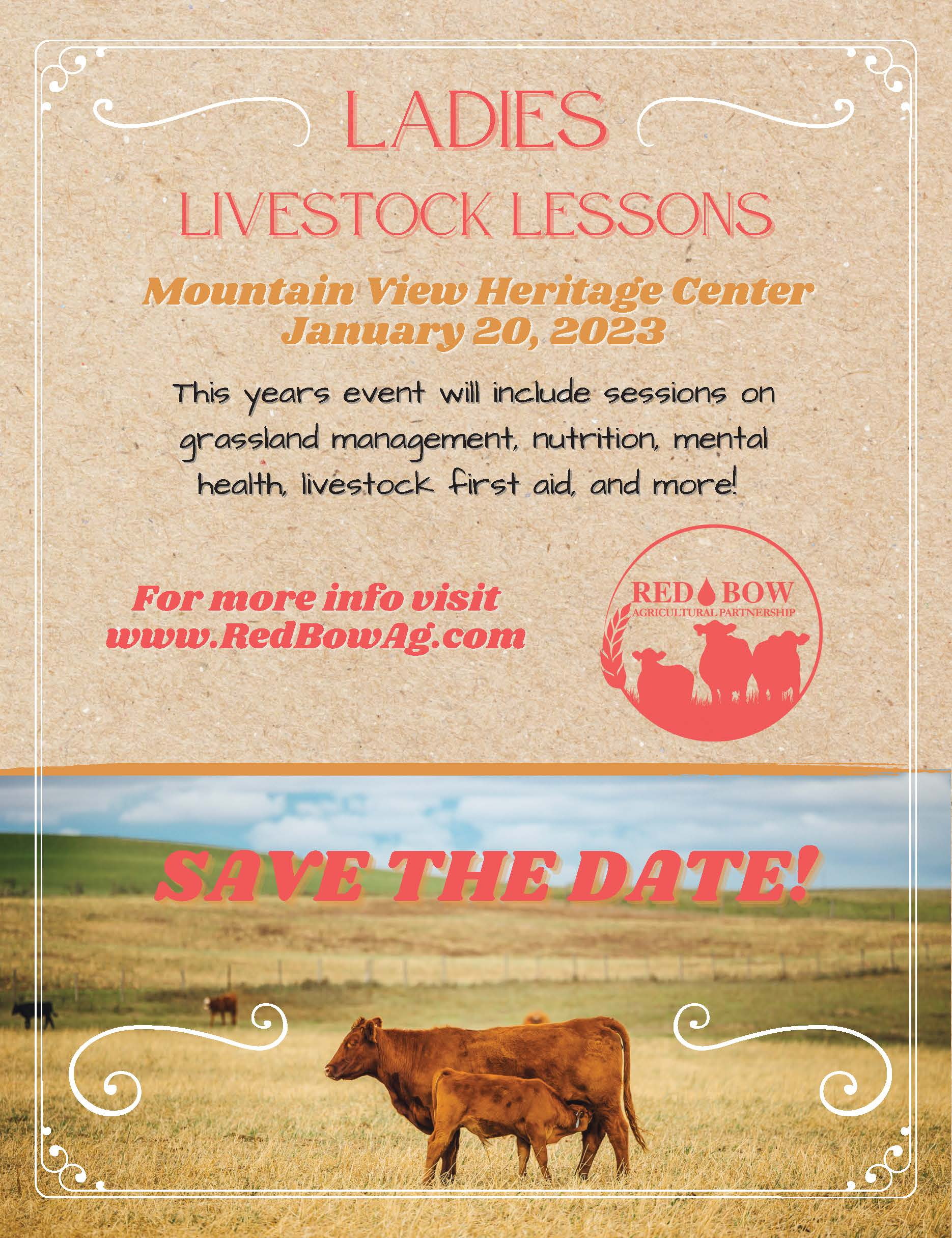 Ladies Livestock Lessons Conference 2023 Wheatland County