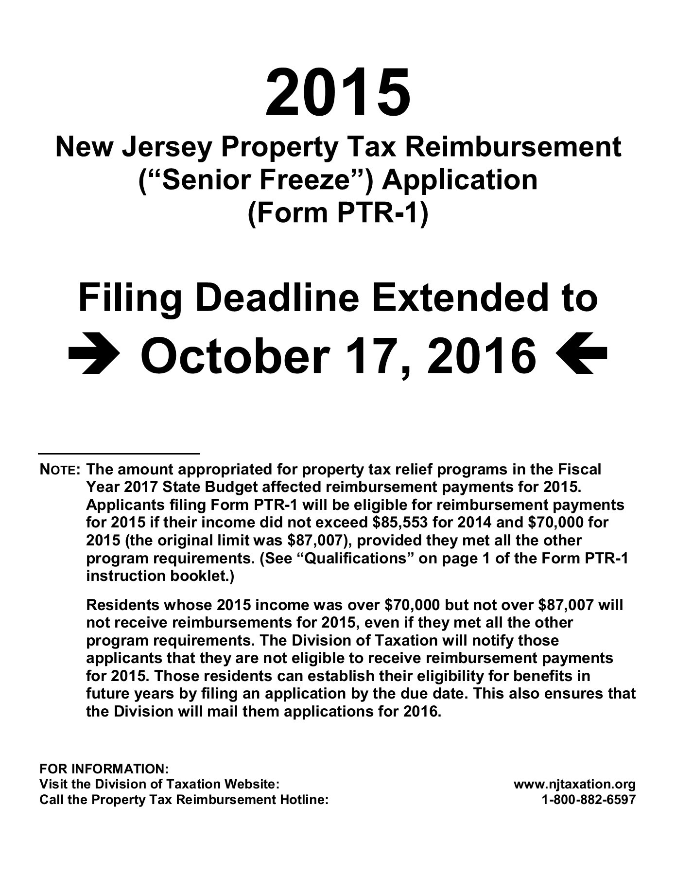 New Jersey Property Tax Relief For Seniors Property Walls