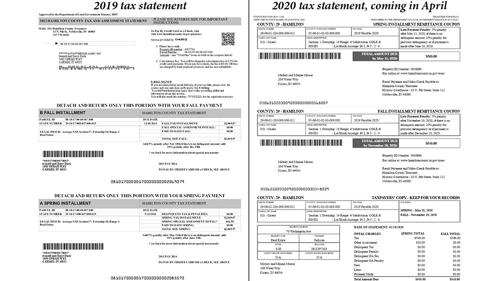 New Tax Statements Same Information Hamilton County Reporter