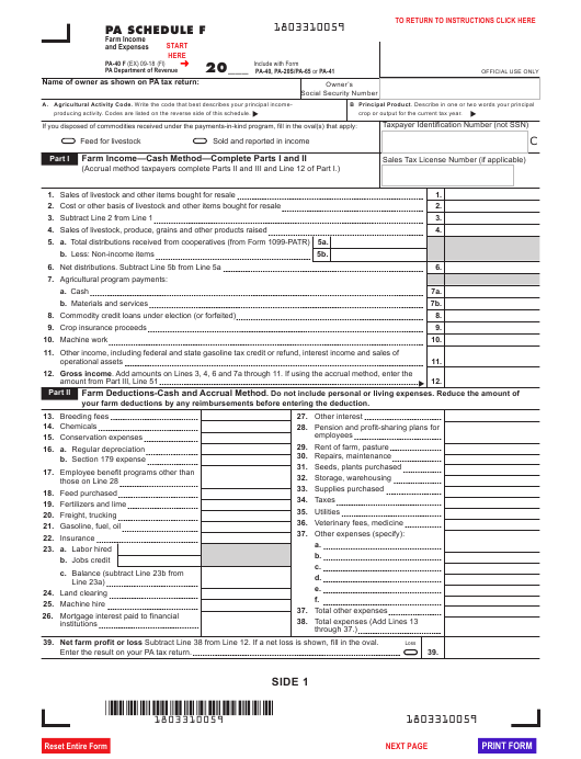 Pa State Income Tax Forms Printable TUTORE ORG Master Of Documents