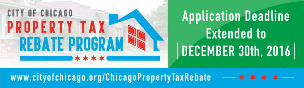 Property Tax Rebate Extension Apply By December 30 2016 Chicago s 