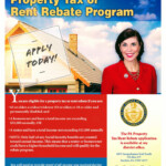 Property Tax Rent Rebate Program Applications Available At Senator