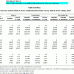 T13 0021 Current Law Distribution Of Gross Estate And Net Estate Tax