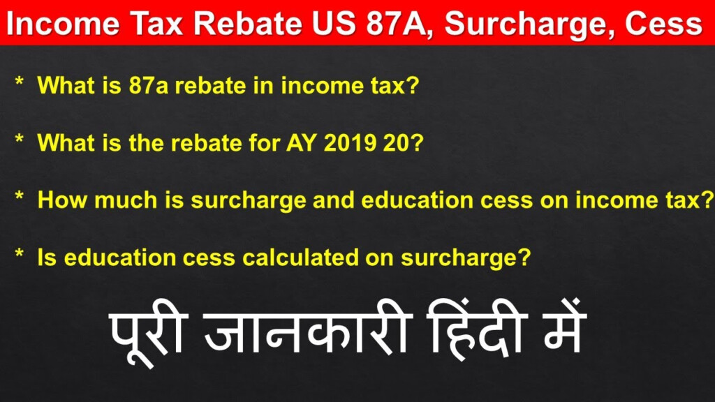 Tax Rebate For Individual Property Tax Rebate Application Printable 