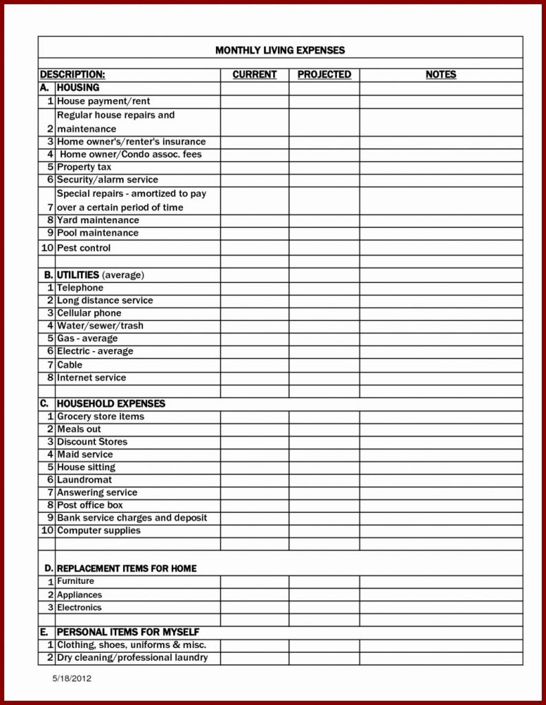 Tax Return Spreadsheet For Property Expenses Spreadsheet Or With 