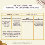 When Are Taxes Due For 2021 TaxesTalk