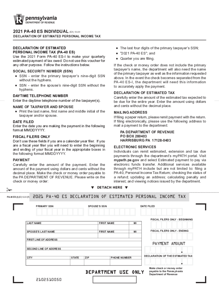 2021 Pa Fill Out Sign Online DocHub