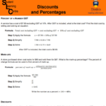 Discount Percentage Formula Printable Rebate Form