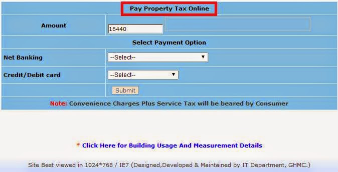 E Challan Information Simplified GHMC Property Tax