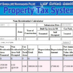 Explore India BANGALORE ONLINE PROPERTY TAX CALCULATOR