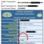 Ghmc Property Tax Payment History WOPROFERTY