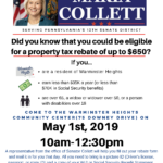 Help With Property Tax Rebate Forms click For Details Warminster