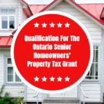 Ontario Senior Homeowners Property Tax Grant Qualifications Property