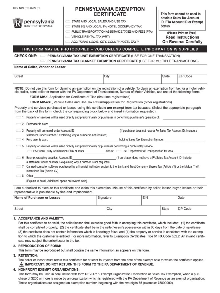 Rev 1220 Fill Out Sign Online DocHub