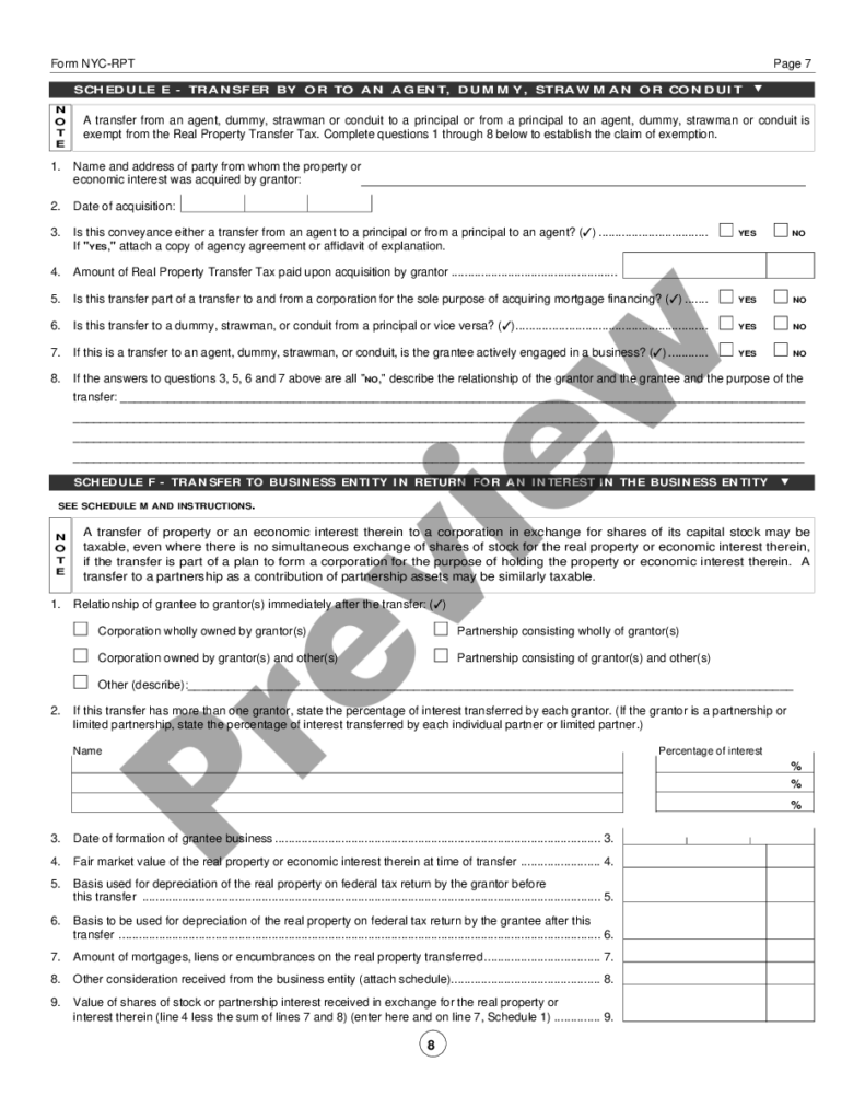 Rochester New York City Real Property Transfer Tax Guide And Forms US 