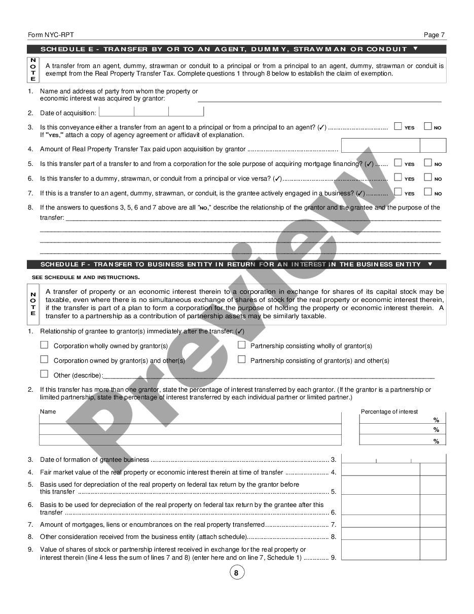 Rochester New York City Real Property Transfer Tax Guide And Forms US 